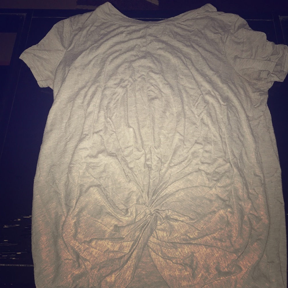 Grey Art Class Knotted shirt
